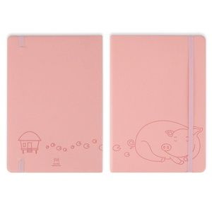 Pink Piggy A5 Soft Touch Cover Banded(Rueld)